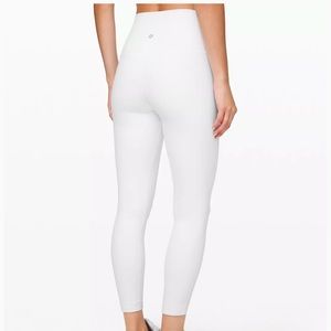 LULULEMON ALIGN 25” white leggings size 10